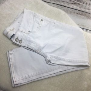 American Eagle white Pants sz 6 Same Day Shipping